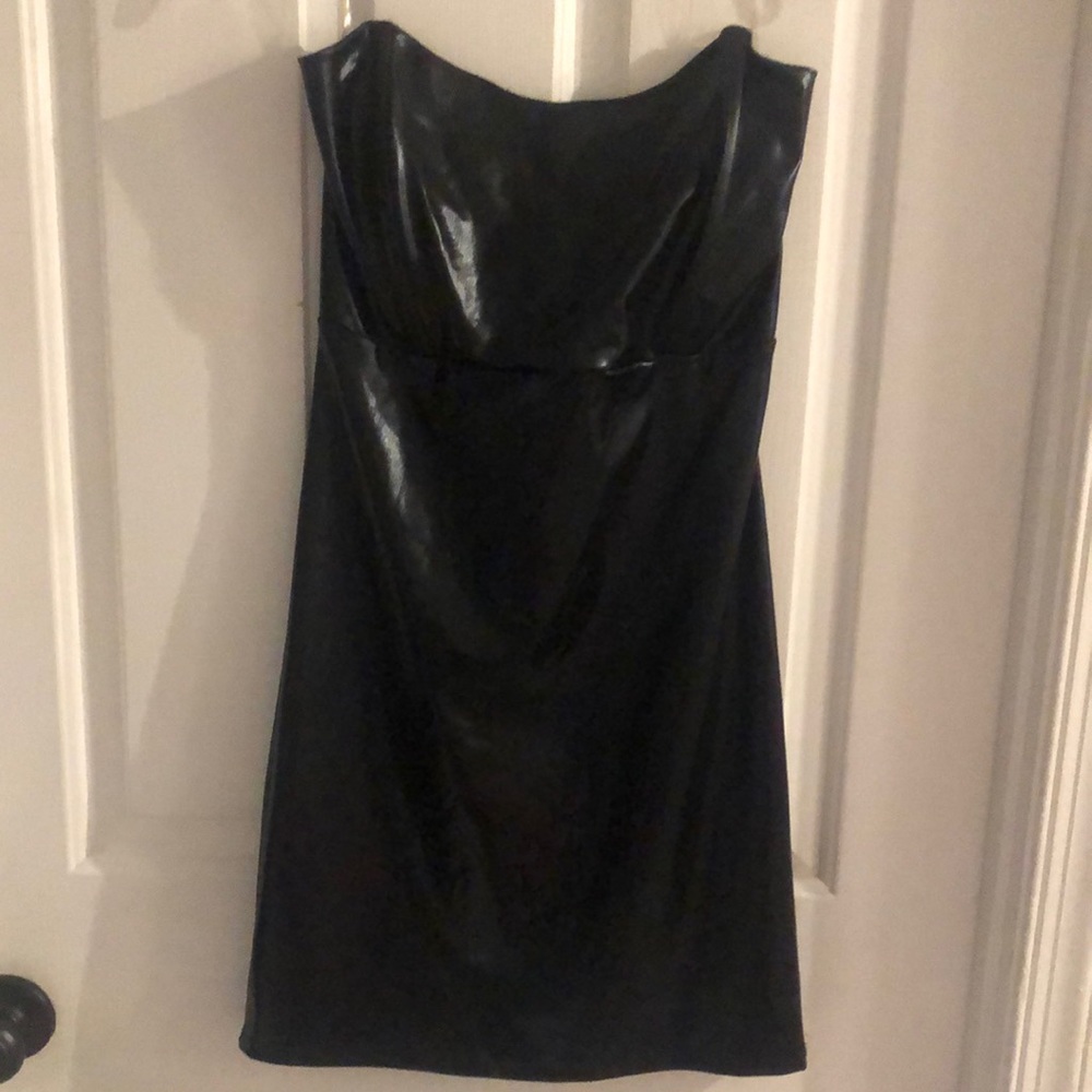 Charlotte Russe🥳HP🥳Faux Leather Dress